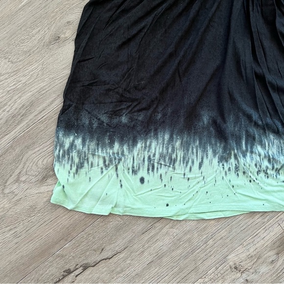 Stylestalker Black and Green Gradient Mini Dress - Picture 4 of 6